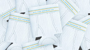 bad dad koozies that look like underwear