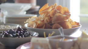 plate of side dishes from oliver tasting