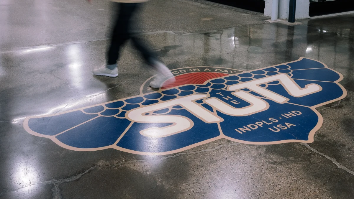 the-stutz-someraroad branded floor signage