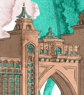 watg 75th anniversary illustration detail
