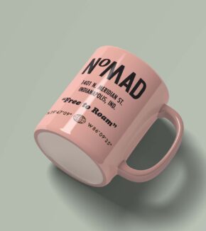 Nomad branded mug