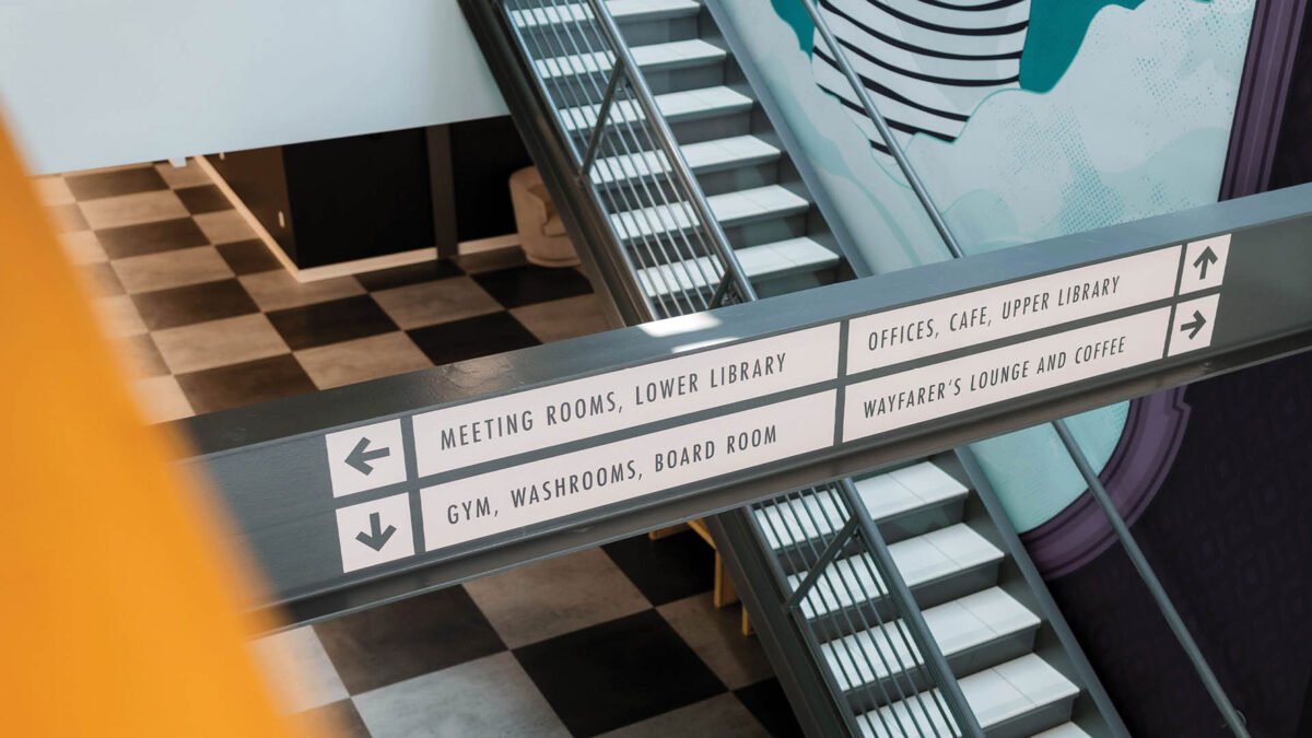 nomad wayfinding signage