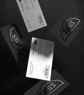 the-stutz-someraroad floating business cards