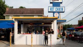 people gathered at hot boys